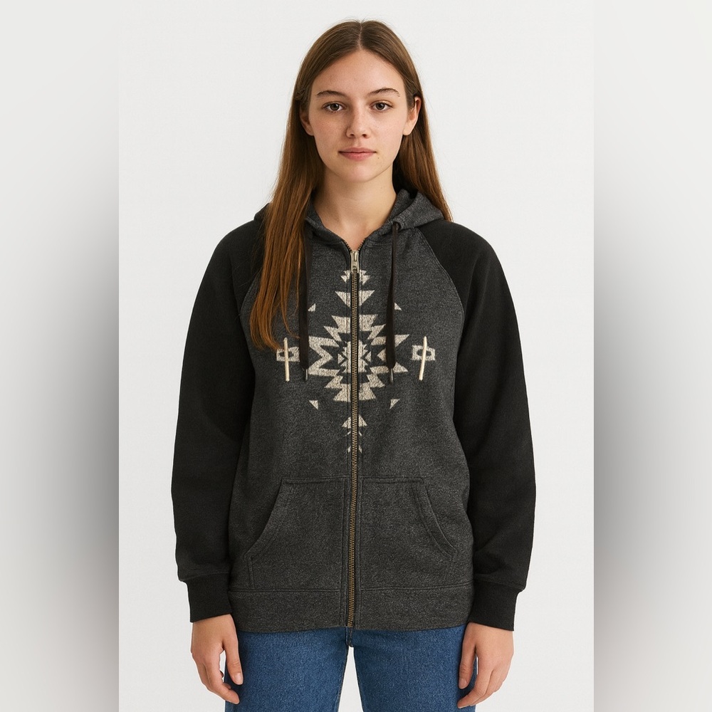 RDS Red Dragon Zip Up Hoodie Sweatshirt Skate Sweater